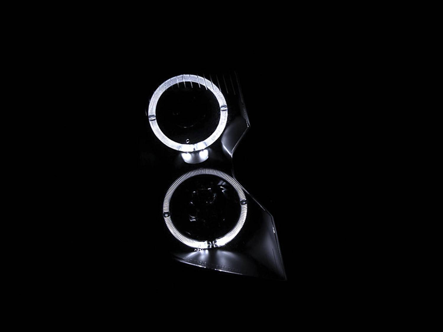 CADILLAC CTS 03-07 PROJECTOR HALO HEADLIGHTS BLACK
