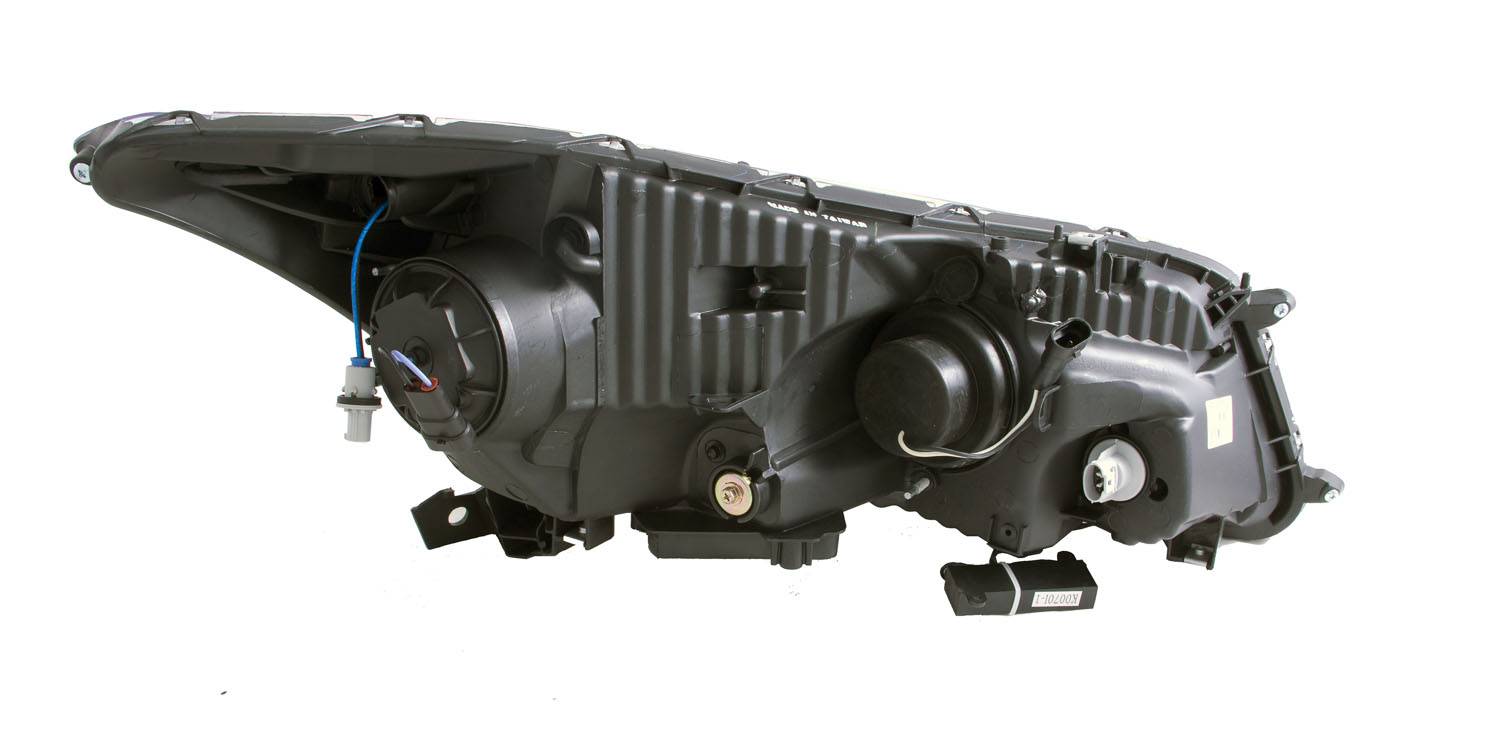 HONDA ACCORD 08-12 4DR PROJECTOR U-BAR HEADLIGHTS BLACK