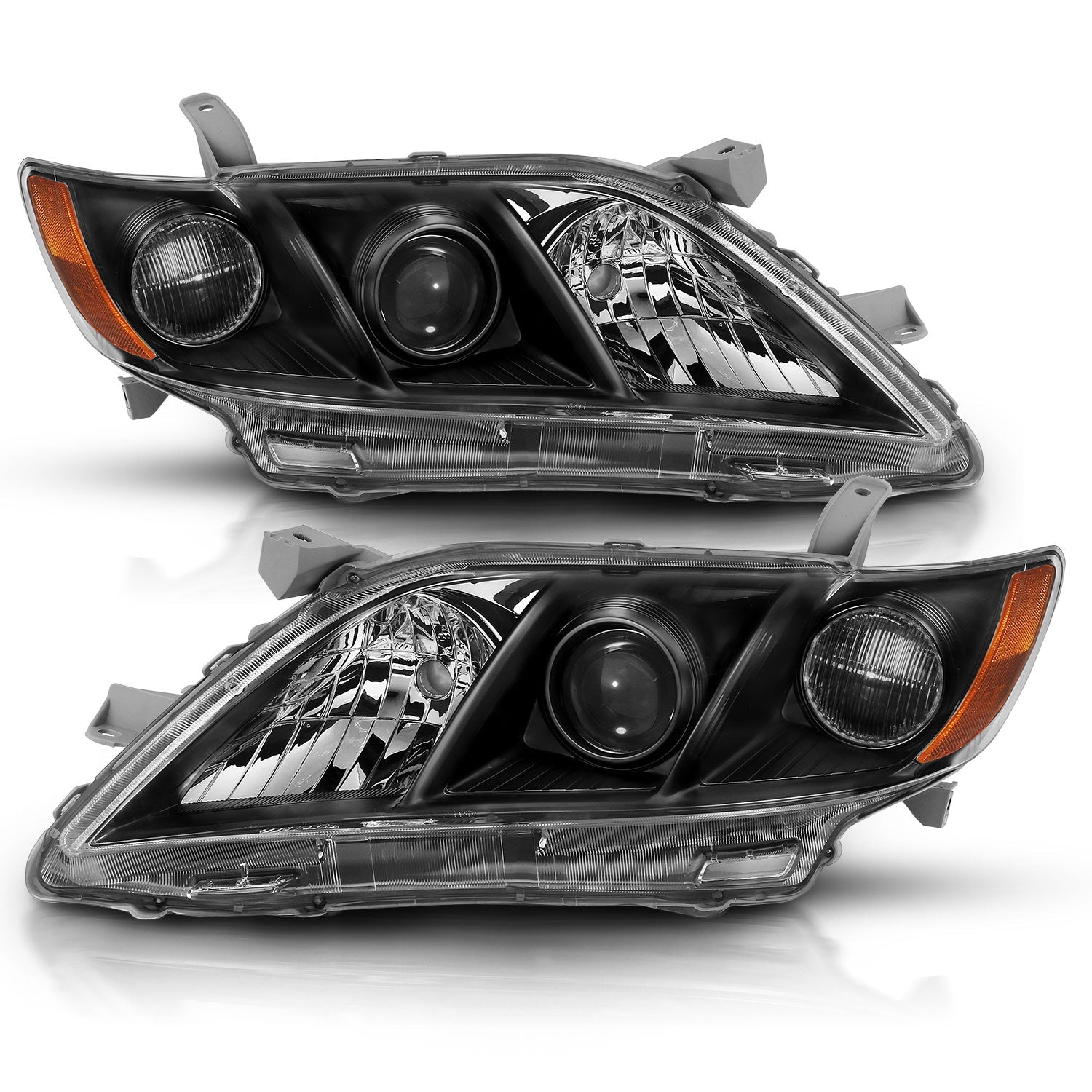 TOYOTA CAMRY 07-09 PROJECTOR HEADLIGHTS BLACK