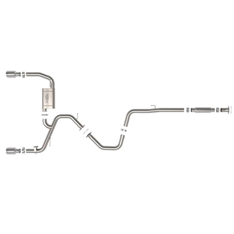 aFe Takeda 22-23 Hyundai Elantra N L4-2.0L (t) 3in 304 SS Cat-Back Exhaust w/ Polished Tips-SR1 Performance