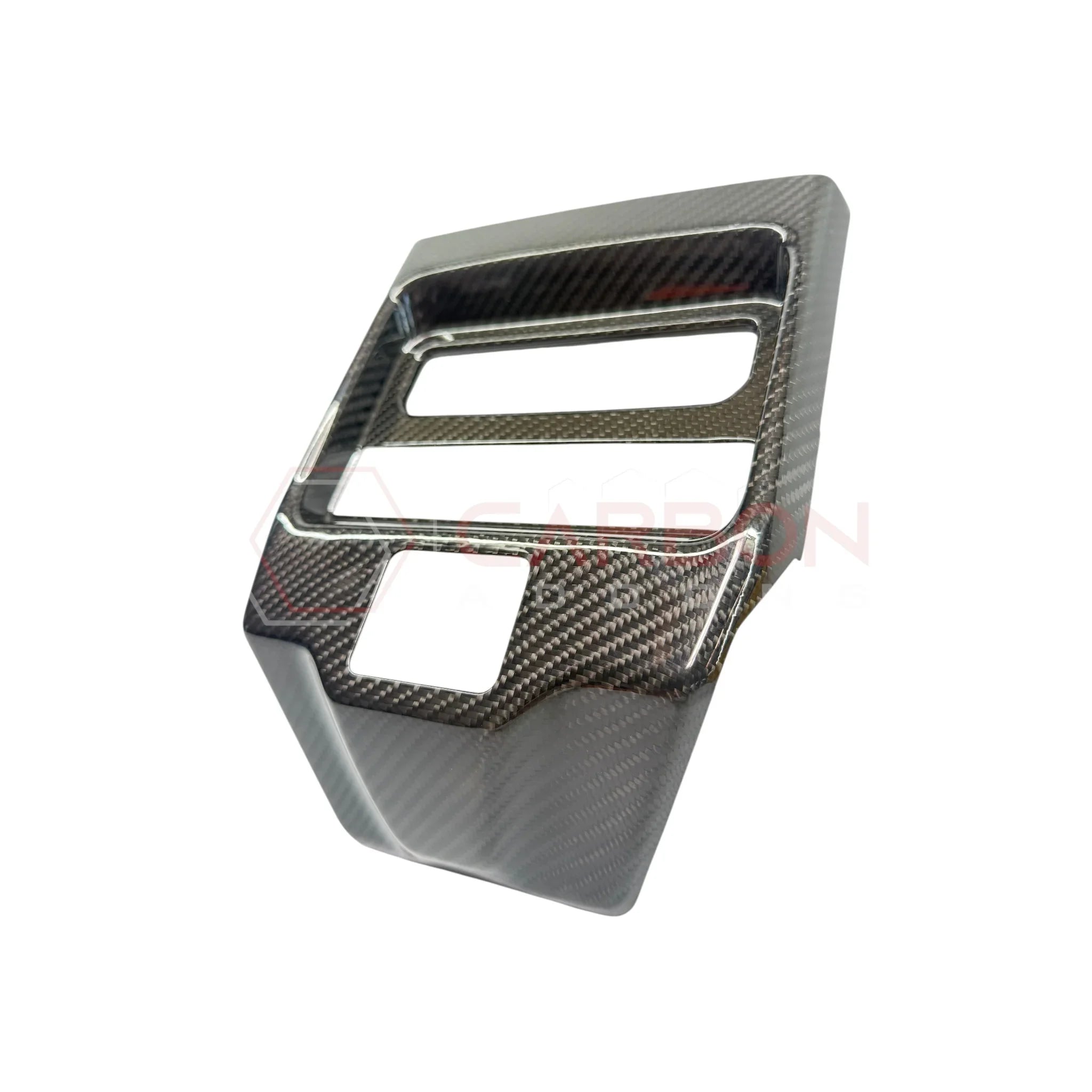2019+ RAM 1500/TRX Interior Rear AC Vent Center Trim Real Carbon Fiber Cover