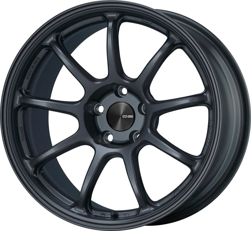 Enkei PF09 18x9.5 5x112 40mm Offset 75mm Bore Matte Gunmetal Wheel-SR1 Performance