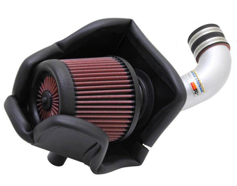 K&N 11 Honda CR-Z 1.5L L4 Silver Typhoon Short Ram Intake-SR1 Performance