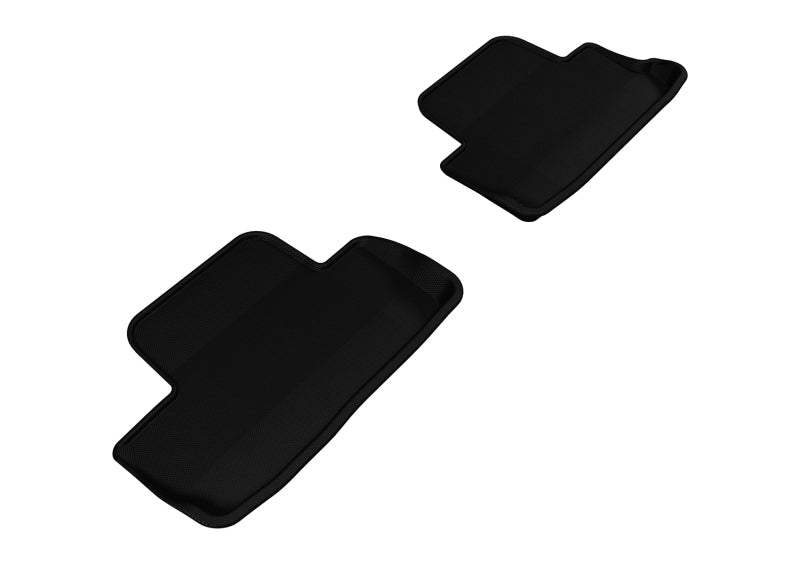 3D MAXpider 2005-2014 Ford Mustang Kagu 2nd Row Floormats - Black-SR1 Performance