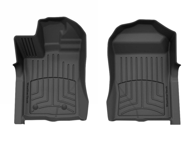 WeatherTech 2024 Ford Ranger Front FloorLiner HP - Black | Custom Fit All-Weather Floor Protection