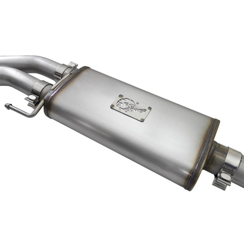 aFe Rebel Exhausts 3in SS Cat-Back 15-16 Ford F-150 EcoBoost V6 2.7/3.5L V8 5.0L w/ Polished Tips