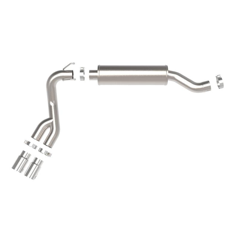 aFe POWER Rebel Series 3.5in SS Cat Back Exhaust w/Pol Tips 19-21 RAM V8-6.4L Hemi-SR1 Performance