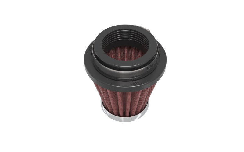 K&N Universal Chrome Filter-Round Tapered-1.688in Flange ID x 2in Top OD x 3in Base OD x 2.75in H-SR1 Performance