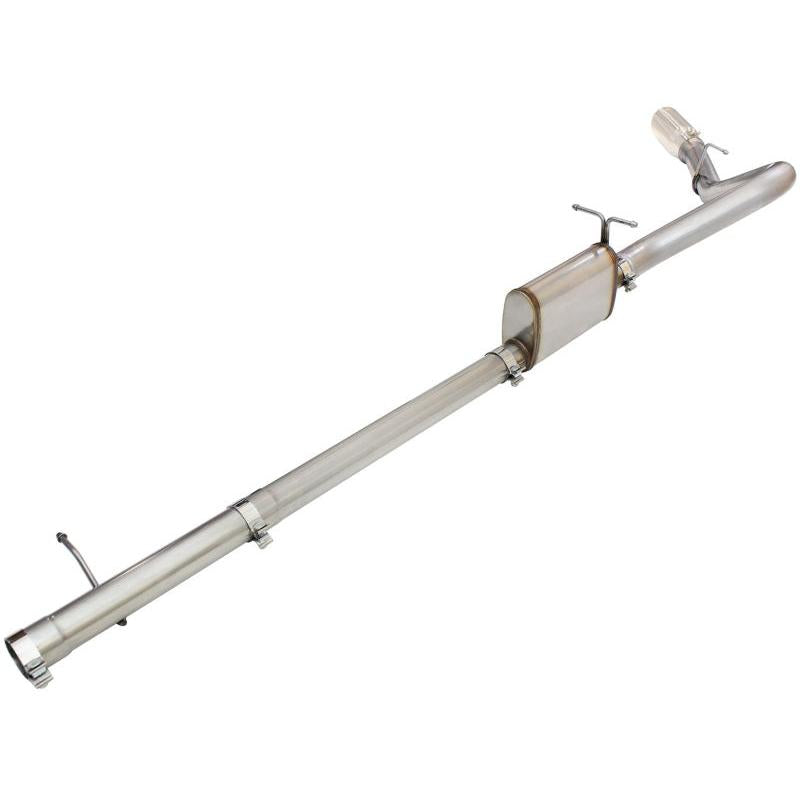 aFe MACHForce XP Exhaust 3in-3.5in SS Single Side Ext CB w/ Polish Tip 99-04 Ford F-250 V8 5.4L/6.8L-SR1 Performance