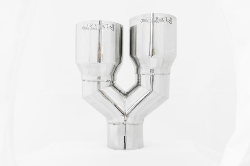 MBRP Universal T304 SS Dual Tip 3.5in OD/2.5in Inlet-SR1 Performance