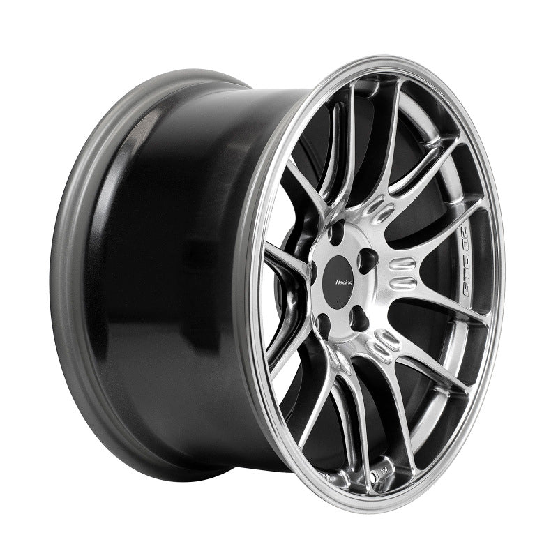 Enkei GTC02 18x10 5x112 32mm Offset 66.5mm Bore Hyper Silver Wheel-SR1 Performance
