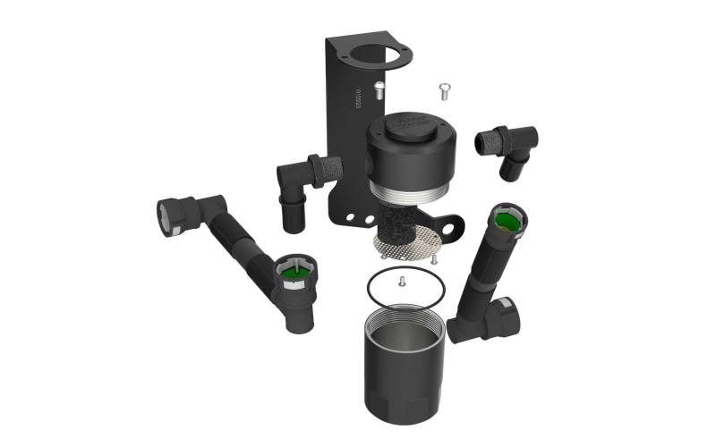 K&N 15-23 Dodge Challenger 6.2L V8 / 15-23 Dodge Charger 6.2L V8 Oil Catch Can-SR1 Performance