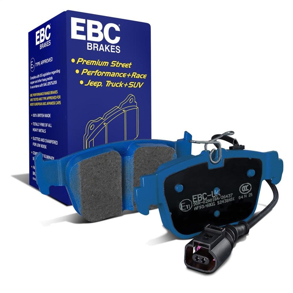 EBC Bluestuff NDX Full Race Rear Brake Pads for Volkswagen Golf R and Audi S3 - Part Number DP52438NDX