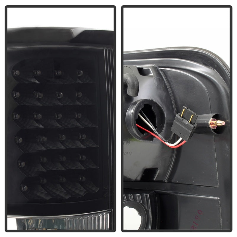 Xtune Ford F150 Styleside 04-08 (Not Fit Heritage & SVT) LED Tail Lights Black ALT-ON-FF15004-LED-BK-SR1 Performance
