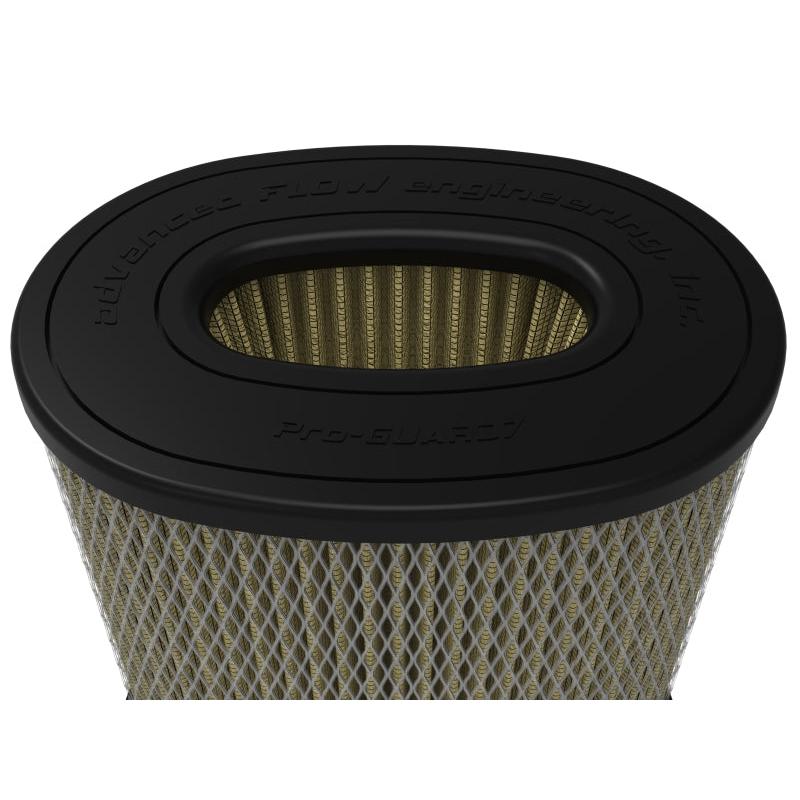 aFe MagnumFLOW Pro GUARD 7 Repl Air Filter 5-1/2x3-1/2 in F x 8-1/4x6 in B x 8x5-3/4 in T x 9in H-SR1 Performance