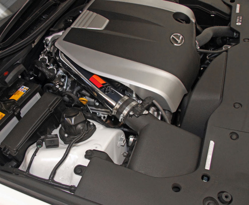 K&N 69 Series Performance Typhoon Intake Kit - Polished for 13-14 Lexus GS350 3.5L V6-SR1 Performance