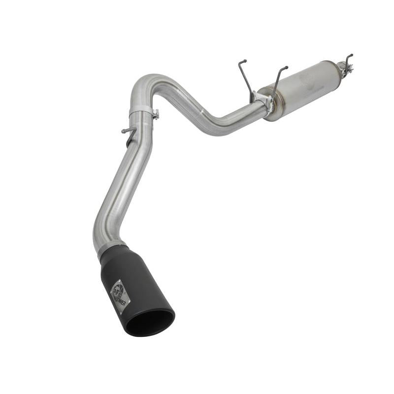 aFe MACHForce XP 4in Exhausts Cat-Back SS Side Exit 14-17 Dodge Ram 2500 V8-6.4L Hemi w/ Black Tips