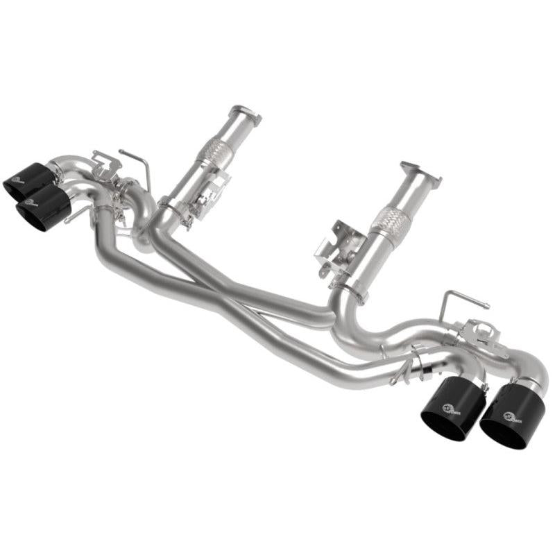 AFe MACH Force-Xp 304 Stainless Steel Cat-Back Exhaust Black 2020 Chevrolet Corvette C8-SR1 Performance