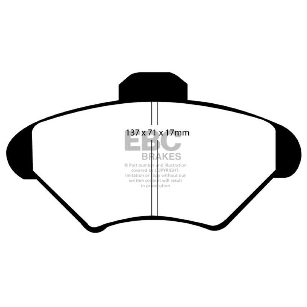 EBC Redstuff Ceramic Low Dust Front Brake Pads for 1994-1998 Ford Mustang