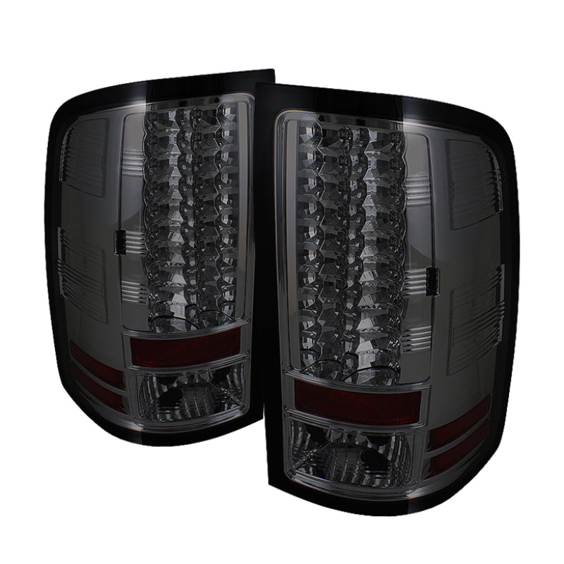 Spyder GMC Sierra 07-13 (Not fit 3500 Dually 4 Rear Wheels)LED Tail Lights Smoke ALT-YD-GS07-LED-SM-SR1 Performance