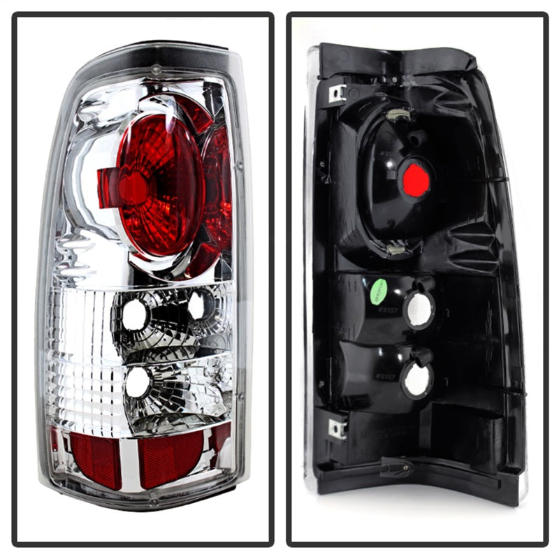 Spyder Chevy Silverado 1500/2500 99-02 (Not Stepside) Euro Style Tail Lights Chrm ALT-YD-CS99-C-SR1 Performance