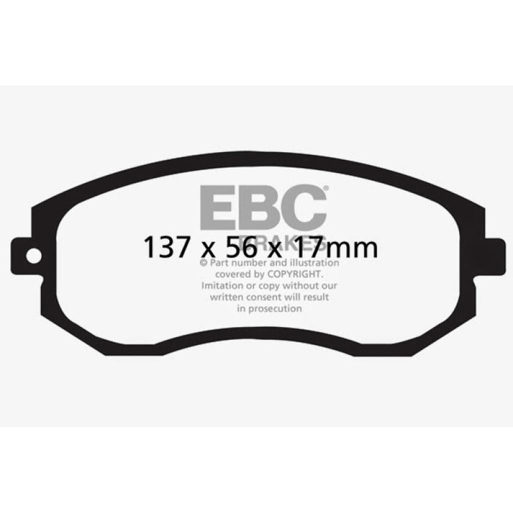 EBC Bluestuff NDX Full Race Brake Pads for Subaru BRZ, Scion FR-S, and 86 – High Friction Performance with Proven Track Success