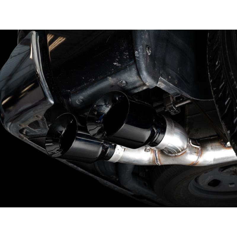 AWE Tuning 09-18 RAM 1500 5.7L (w/o Cutout) 0FG Single Side Exit Cat-Back Exhaust - Diamond Blk Tips