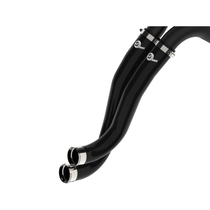 aFe 22-24 Ford Bronco Raptor BladeRunner 2-1/4in Aluminum Hot Charge Pipe Black-SR1 Performance