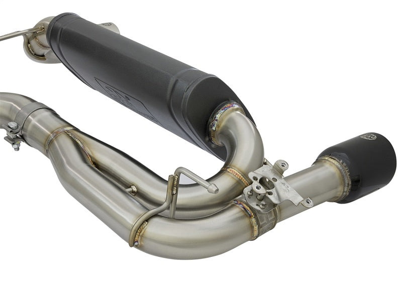 aFe MACHForce XP Exhausts Axle-Back 12-15 BMW 335i 3.0T (SS w/Black Tips)-SR1 Performance