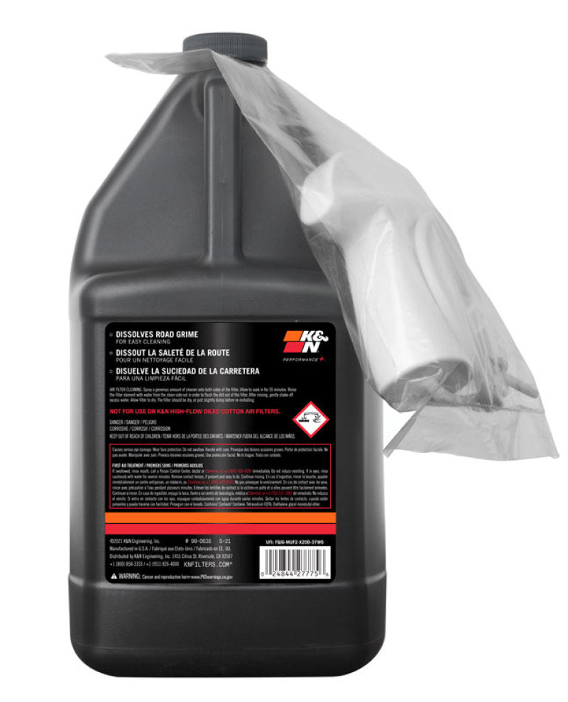 K&N 1 Gallon Heavy Duty DryFlow Cleaner-SR1 Performance