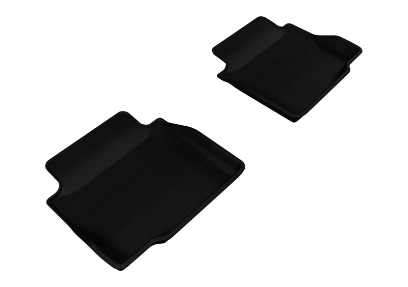 3D MAXpider 2006-2013 Chevrolet Impala/Impala Limited Kagu 2nd Row Floormats - Black-SR1 Performance