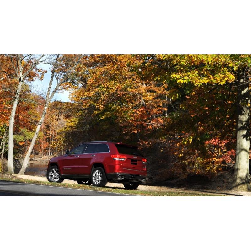 Corsa 2014-2021 Jeep Grand Cherokee Summit Edition Polished 2.5in Dual Rear Exit Cat-Back Exhaust-SR1 Performance