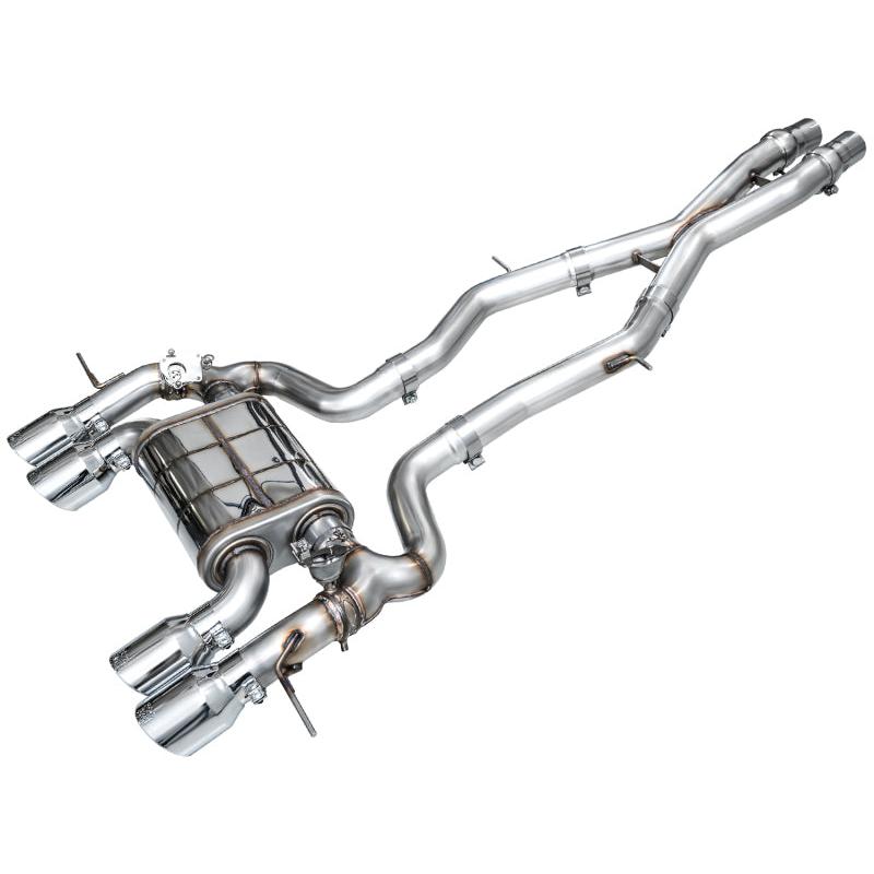 AWE Tuning 23-24 BMW G87 M2 SwitchPath Edition Exhaust - Chrome Silver Tips