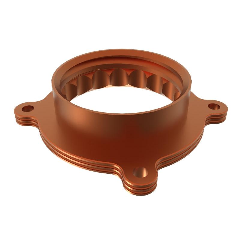aFe Silver Bullet Throttle Body Spacers TBS 22-23 Toyota GR86 H4-2.4L - Orange-SR1 Performance