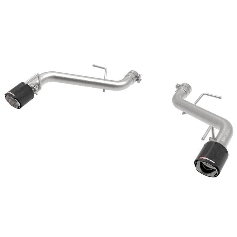 aFe POWER MACH Force-Xp 2.5in Axle-Back Exhaust System 16-20 Chevy Camaro SS V8 6.2L - Carbon Fiber-SR1 Performance