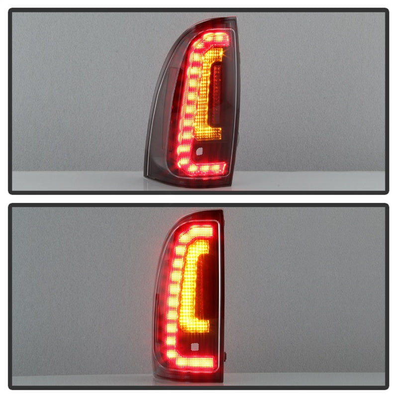 Spyder 05-15 Toyota Tacoma LED Tail Lights (Not Compatible w/OEM LEDS) - Black ALT-YD-TT05V2-LB-BK-SR1 Performance