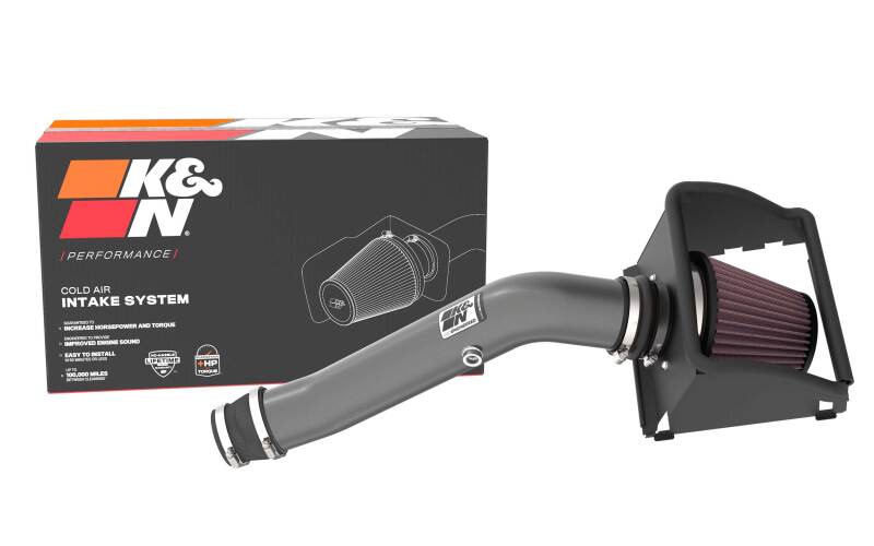K&N 18-24 Ford F150 3.3L V6 Performance Air Intake System w/ Red Air Filter-SR1 Performance