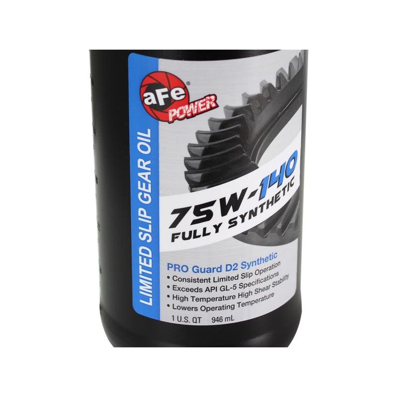 aFe Pro Guard D2 Synthetic Gear Oil, 75W140 1 Quart-SR1 Performance
