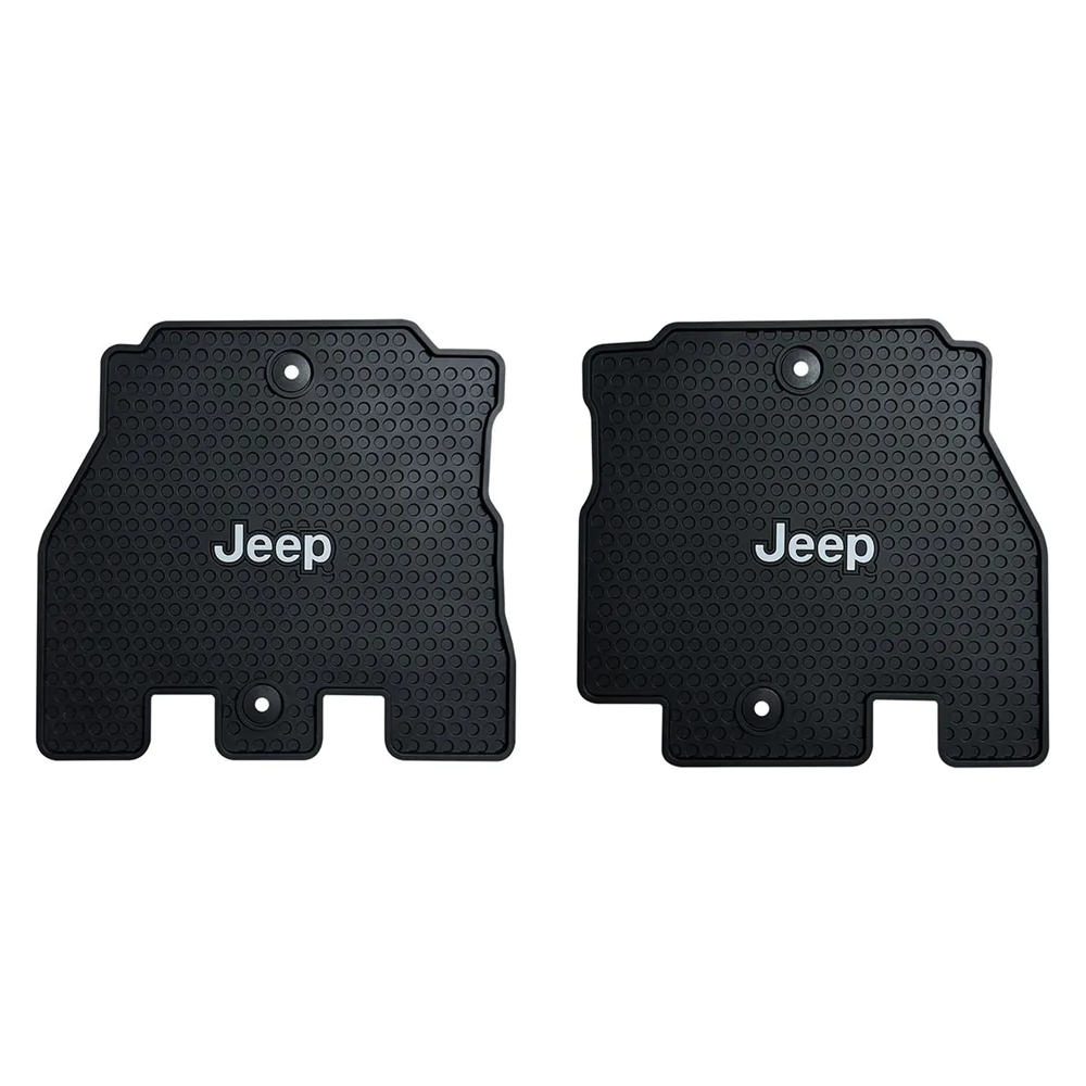 Lloyd Mats Custom-Fit All-Weather Rubber Mats for Jeep Wrangler 4-Door 2018-On