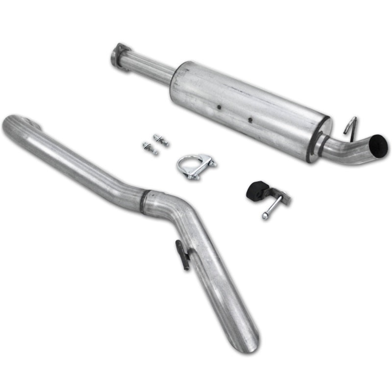 MBRP 04-06 Jeep Wrangler (TJ) Unlimited 4 0L I-6 Cat Back Single Aluminized Exhaust-SR1 Performance