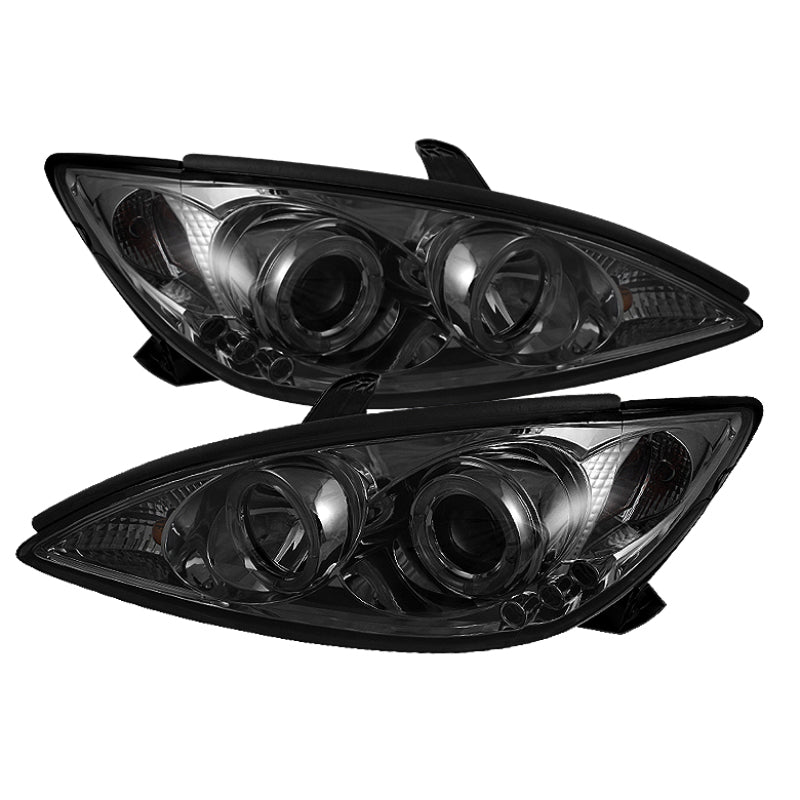 Spyder Toyota Camry 02-06 Projector Headlights LED Halo LED Smoke High H1 Low H1 PRO-YD-TCAM02-HL-SM-SR1 Performance