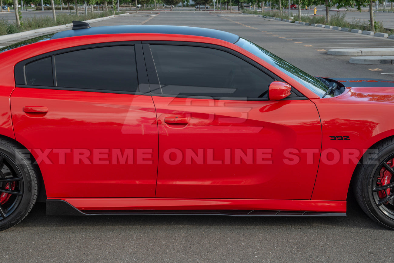 2015-Up Dodge Charger SRT Performance Front Splitter & Rocker Panel