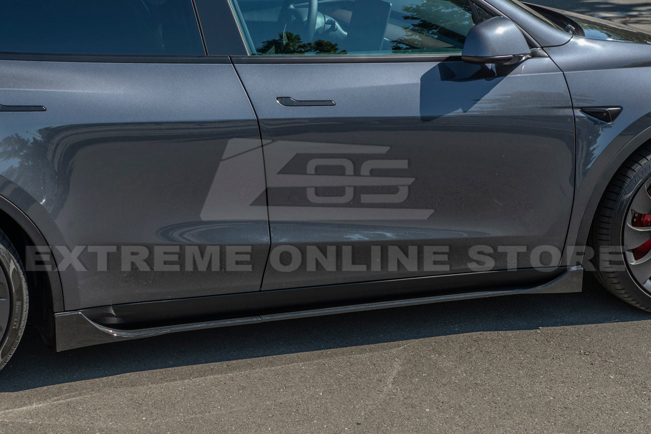 2020-24 Tesla Model Y Front Splitter Lip & Side Skirt