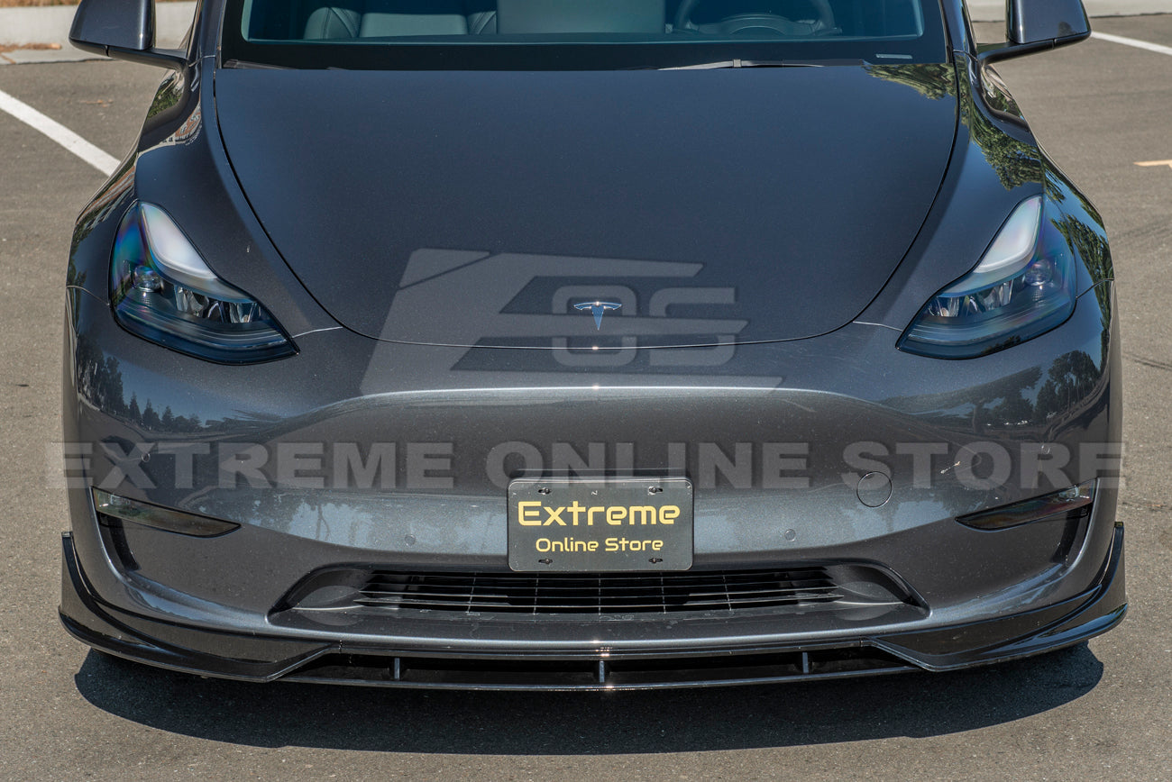 2020-24 Tesla Model Y Front Splitter Lip & Side Skirt