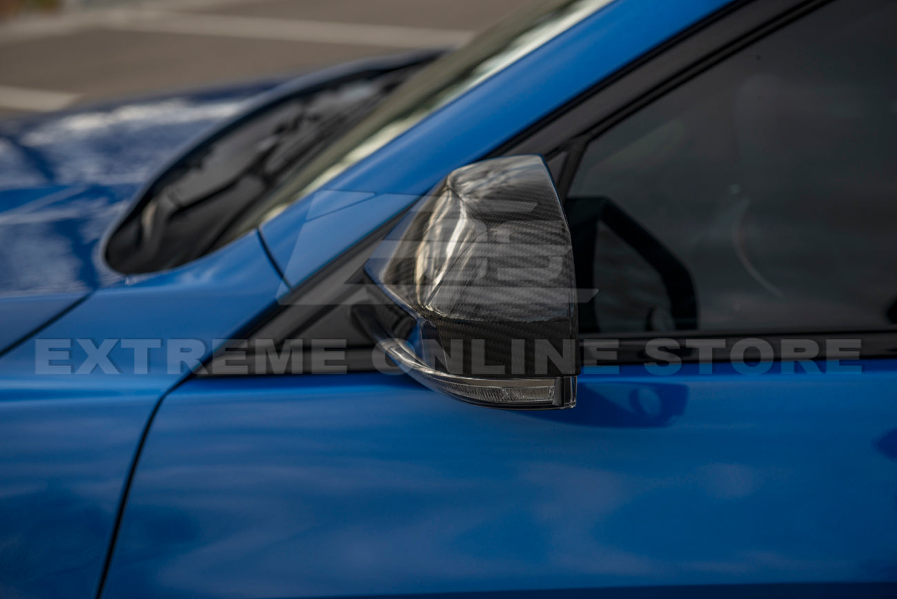 2013-18 Cadillac ATS ATS-V Sedan | GM Factory DRY CARBON FIBER Side Mirror Covers