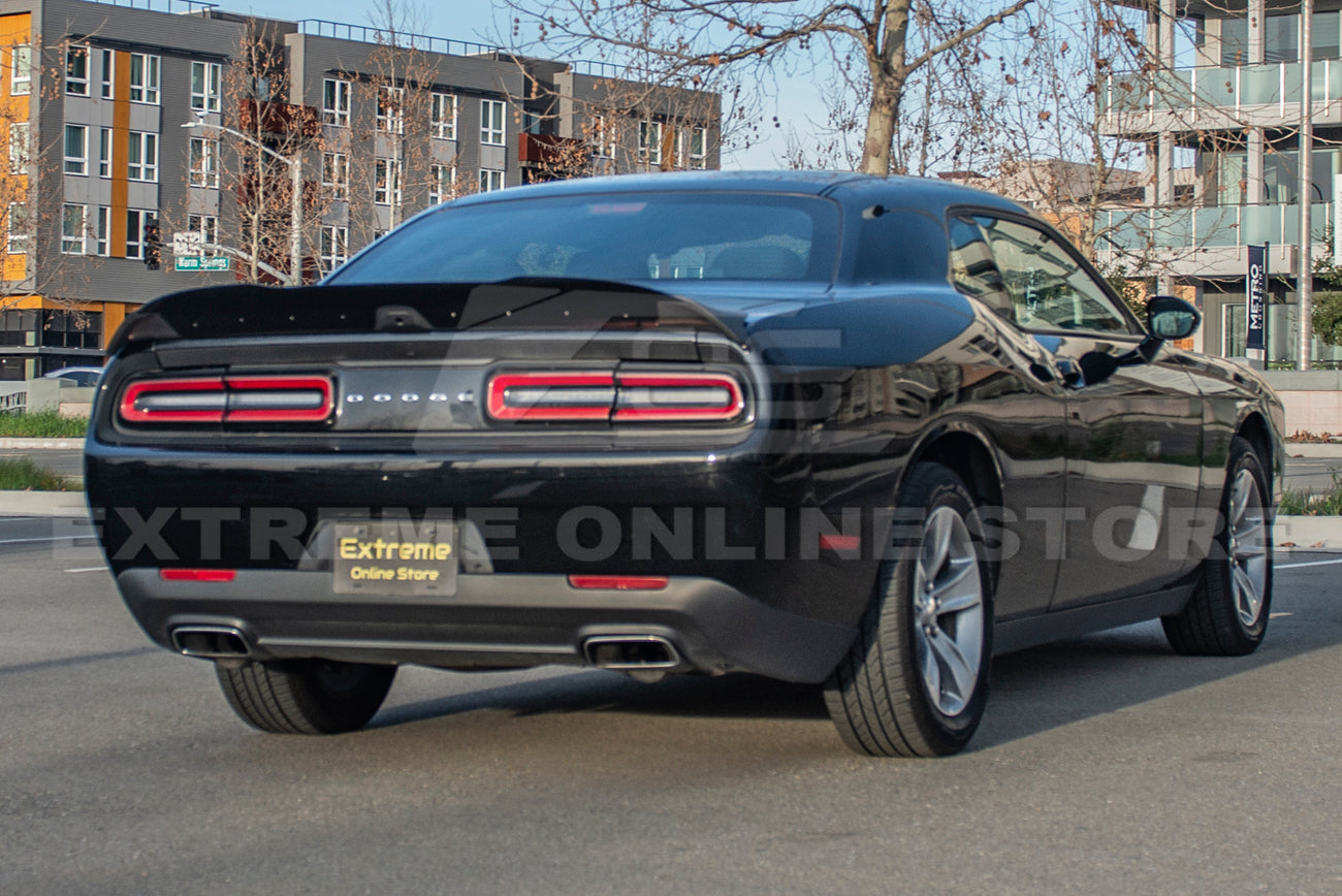 2008-Up Dodge Challenger Hellcat Redeye Rear Spoiler W/ Wickerbill Insert