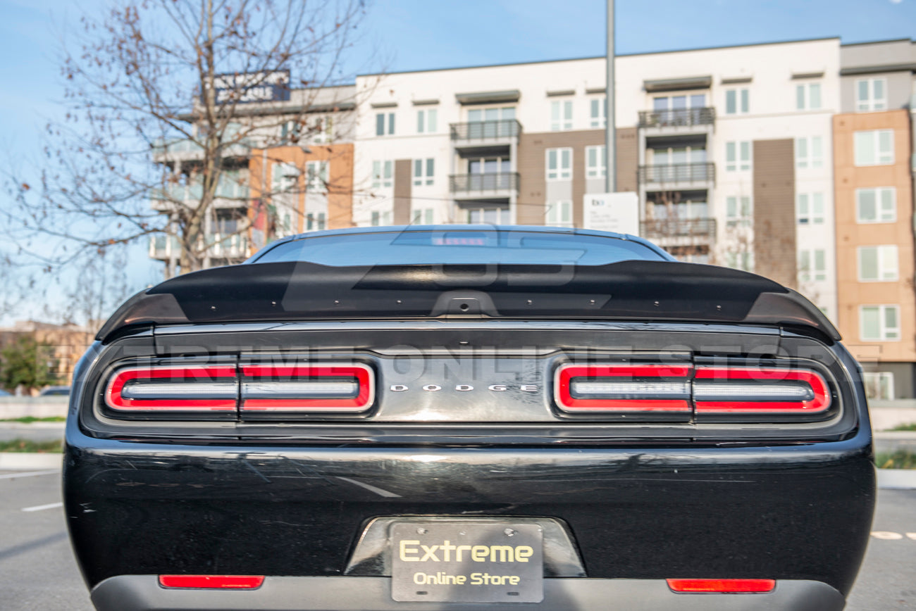 2008-Up Dodge Challenger Hellcat Redeye Rear Spoiler W/ Wickerbill Insert