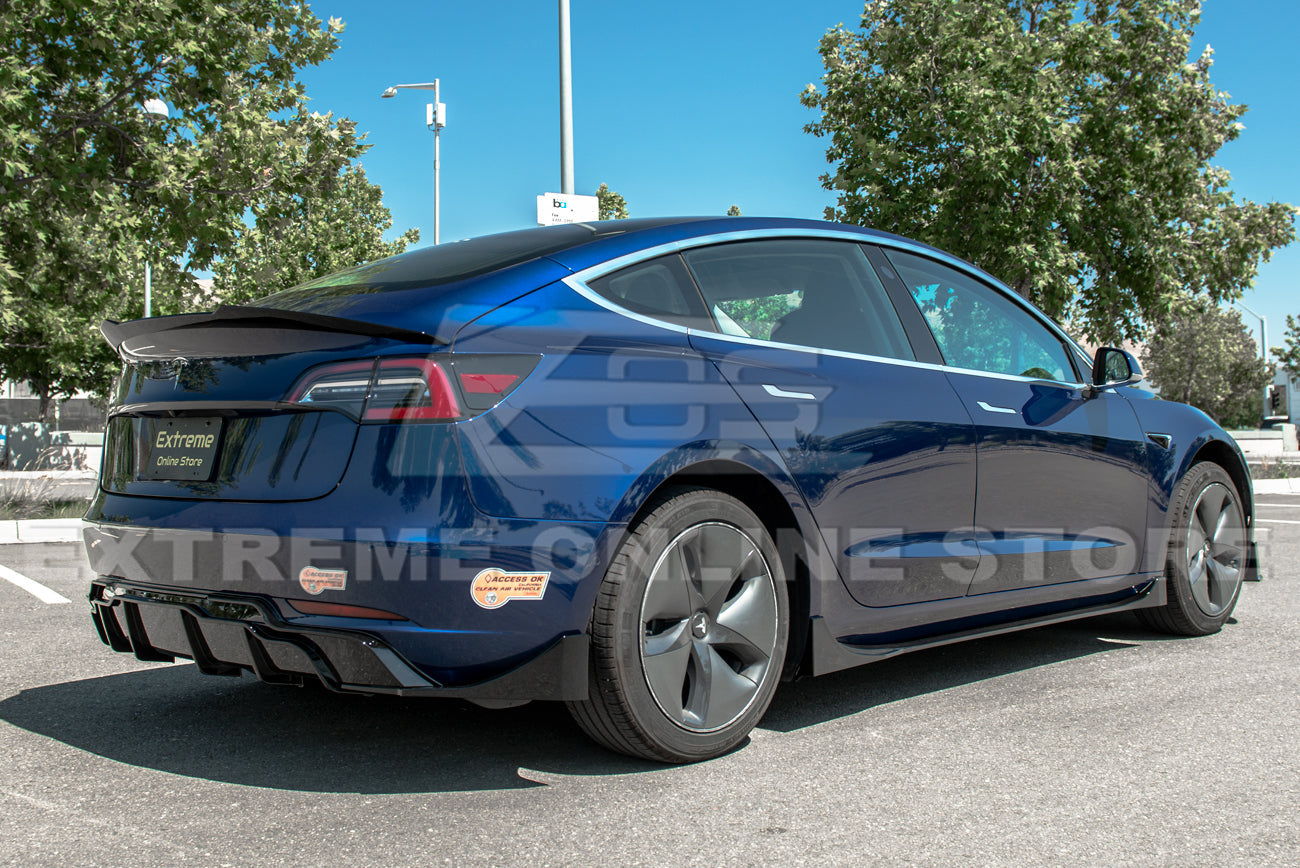2017-23 Tesla Model 3 Performance Front Splitter & Side Skirts