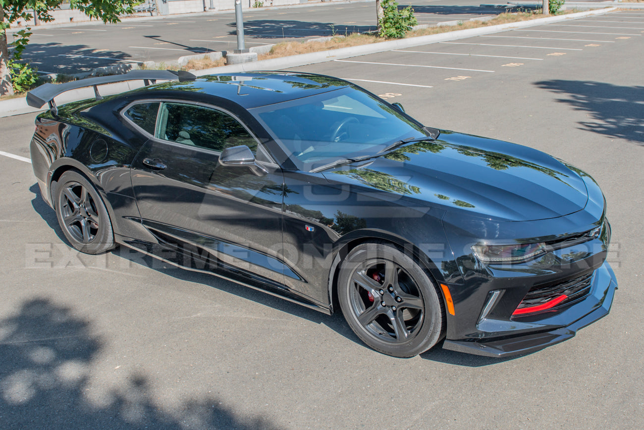 2019-Up Camaro RS & SS ZL1 Style Front Lip Splitter & Side Skirts