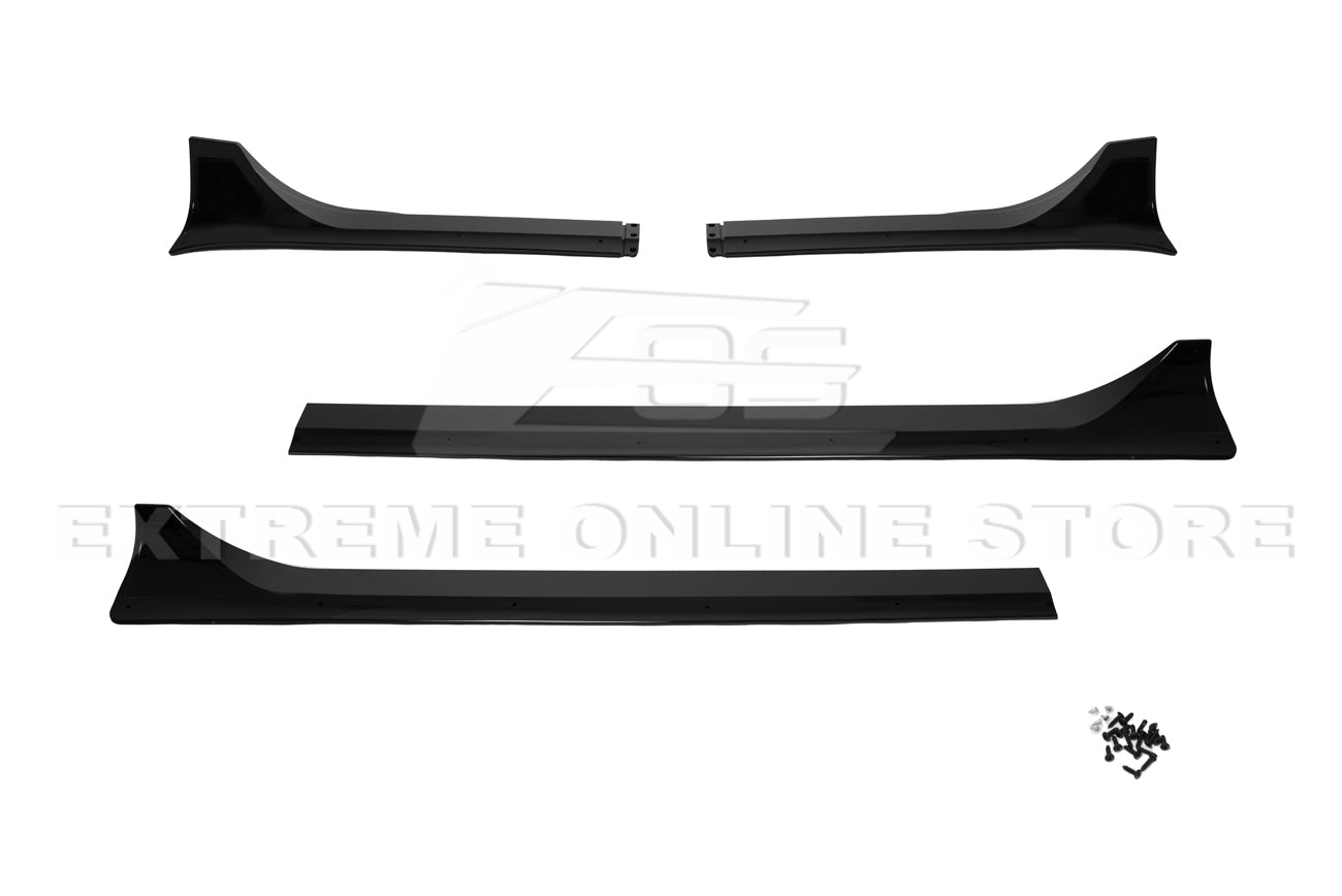 2020-24 Tesla Model Y Front Splitter Lip & Side Skirt